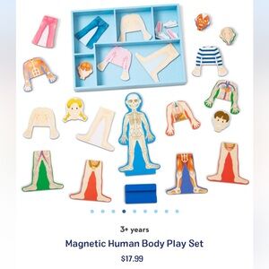 Melissa & Doug Magnetic Human Body Play Set